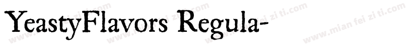 YeastyFlavors Regula字体转换
